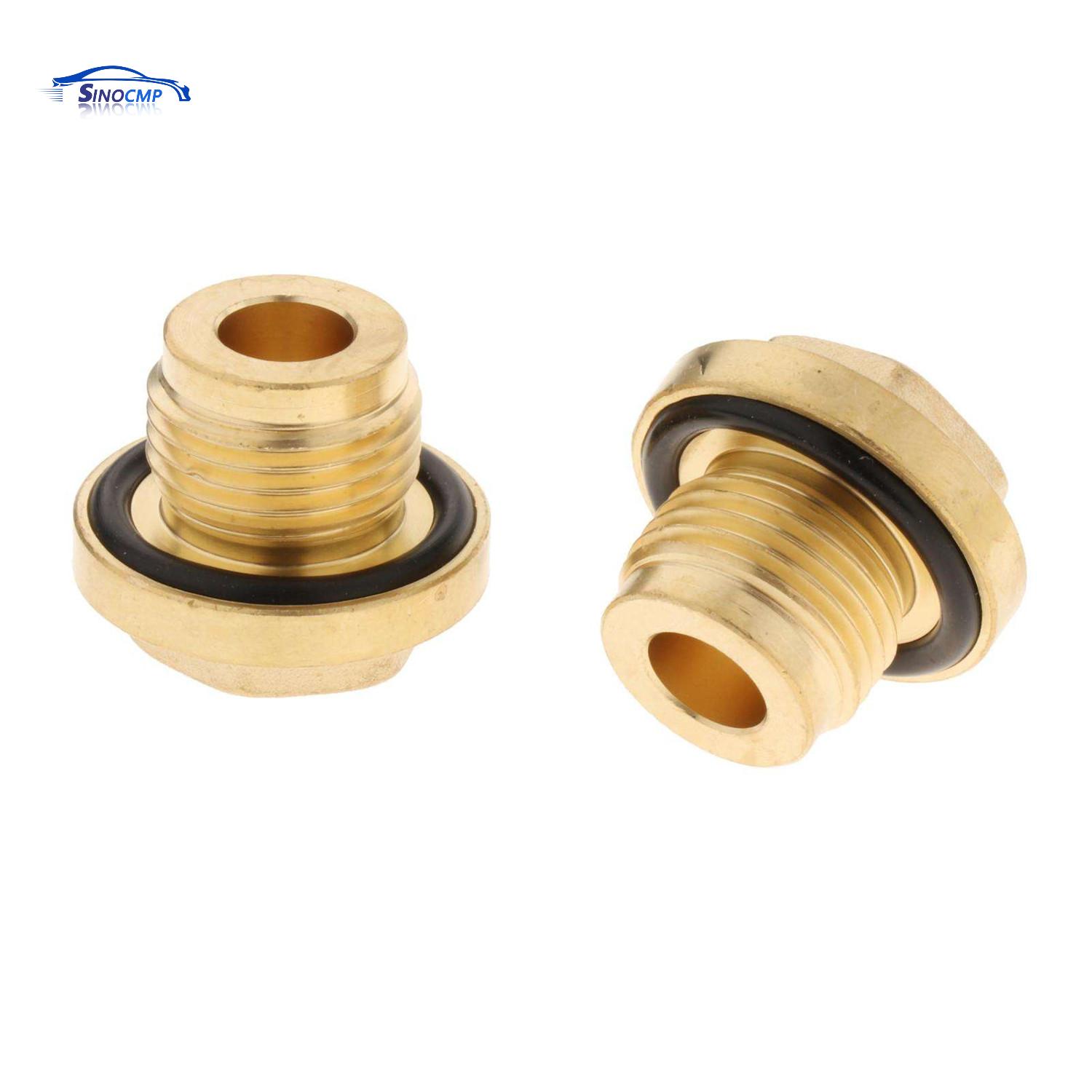 Drain Filler Kit - ชุดอุปกรณ์อุดรูรั่ว 2 ชิ้น อะไหล่รถยนต์ อุปกรณ์เสริมรถยนต์ รุ่น